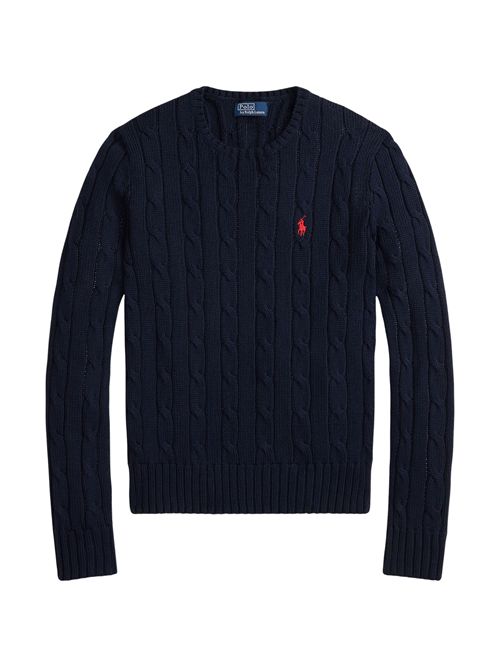 Cable knit sweater with logo RALPH LAUREN | 211971869008